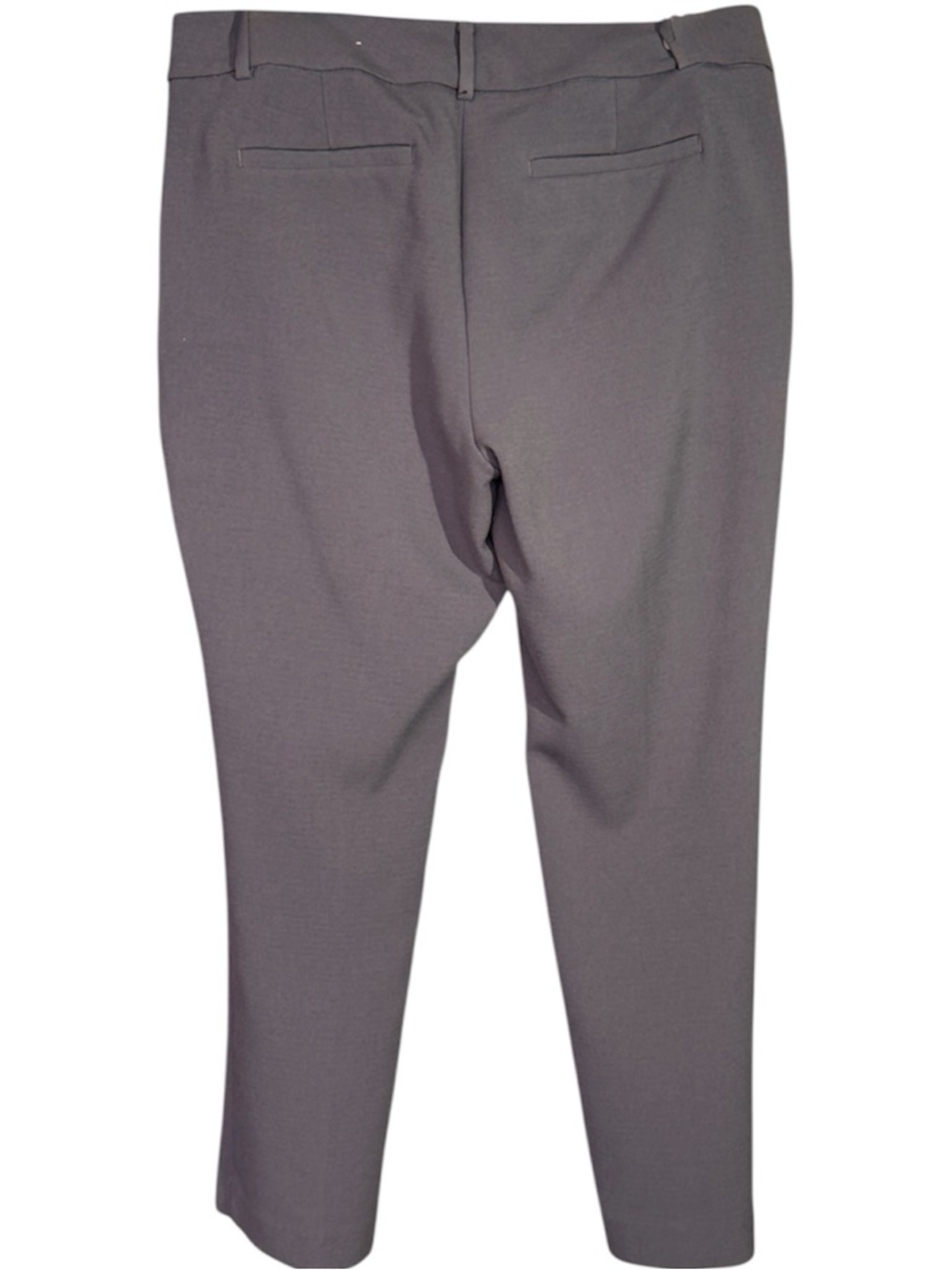 Ann Taylor Slate Gray Tailored Dress Pants Timeless Classic Ankle Stretch - Picture 3 of 10